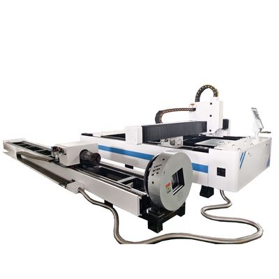 Döner Metal Boru ve Tüp 1530 Lazer Kesim Makinesi CNC Raycus 6000W 12000W