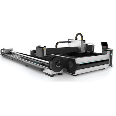 Döner Metal Boru ve Tüp 1530 Lazer Kesim Makinesi CNC Raycus 6000W 12000W